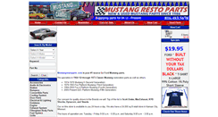 Desktop Screenshot of mustangrestoparts.com